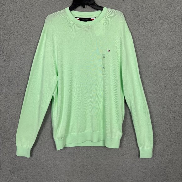 Tommy Hilfiger Women's Pullover Sweater Mint Green XXL New Without Tag's. - Picture 1 of 10